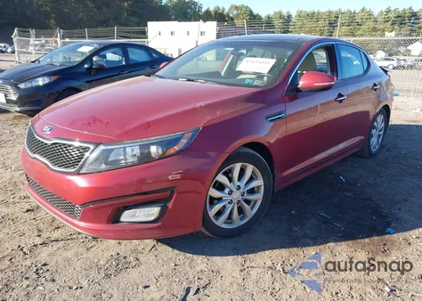 2015 Kia Optima Ex from USA, damaged, VIN 5XXGN4A75FG414627